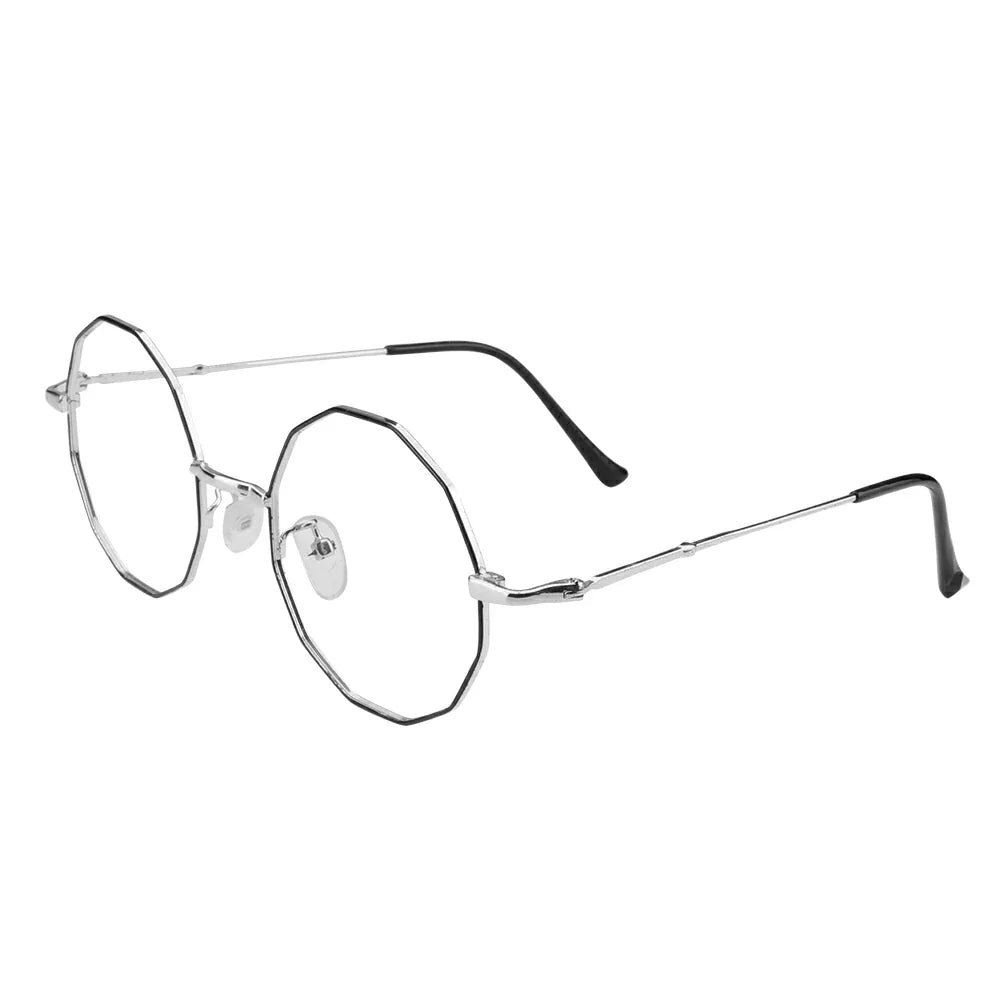 Metal Oval Eyeglasses