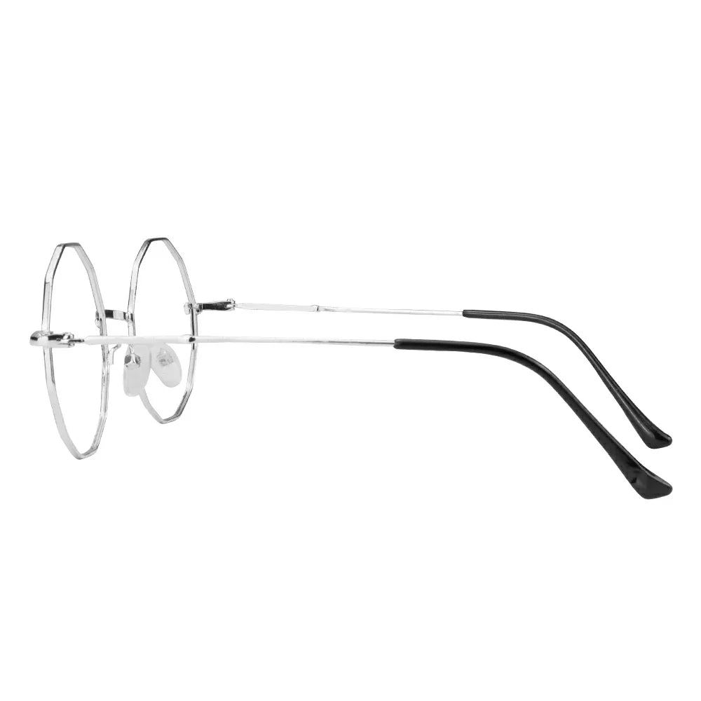 Metal Oval Eyeglasses