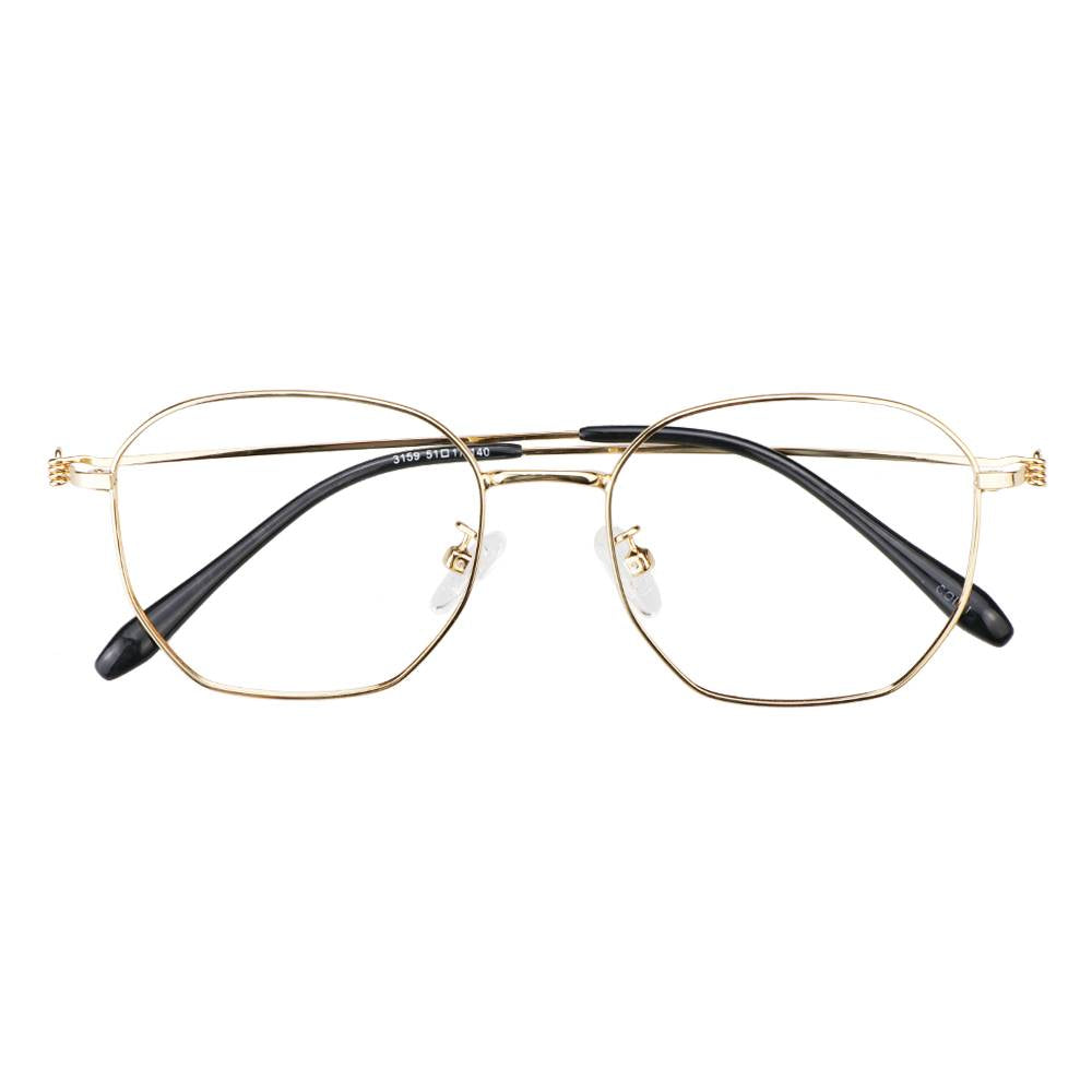 Garfield Metal Oval Eyeglasses