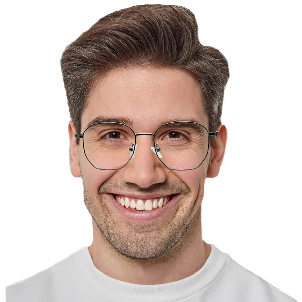 Metal Oval Eyeglasses
