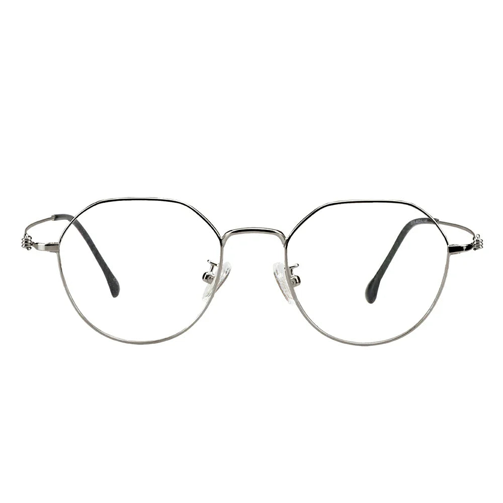  Metal Geometric Eyeglasses