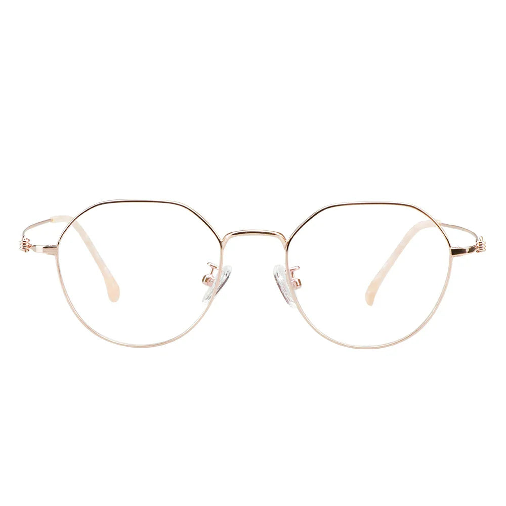 Metal Geometric Eyeglasses