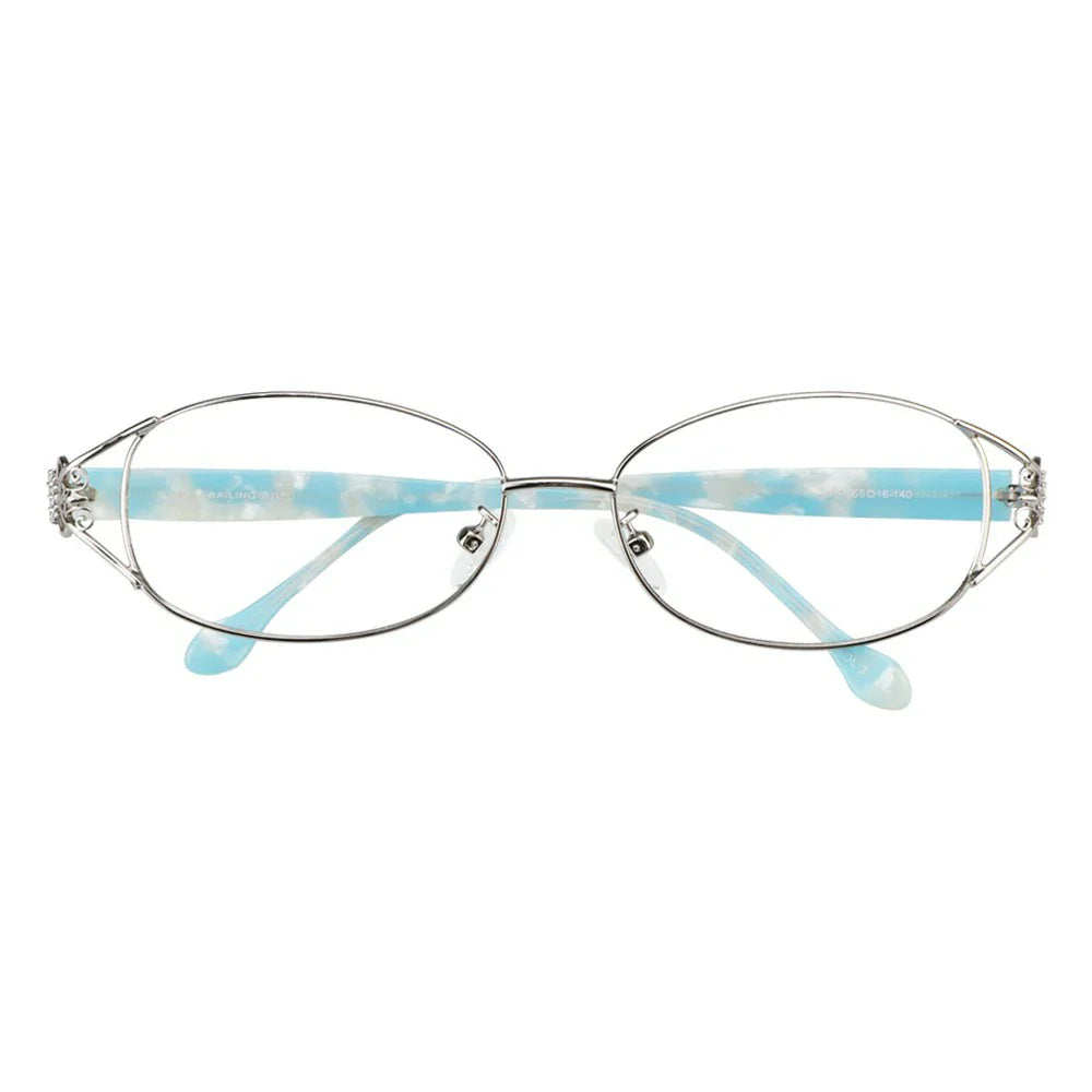 Metal Oval Eyeglasses