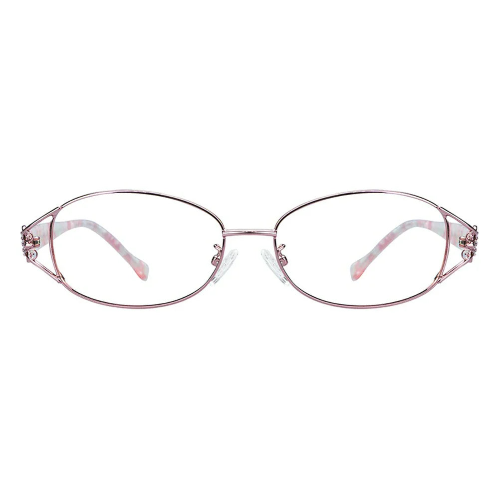 Metal Oval Eyeglasses