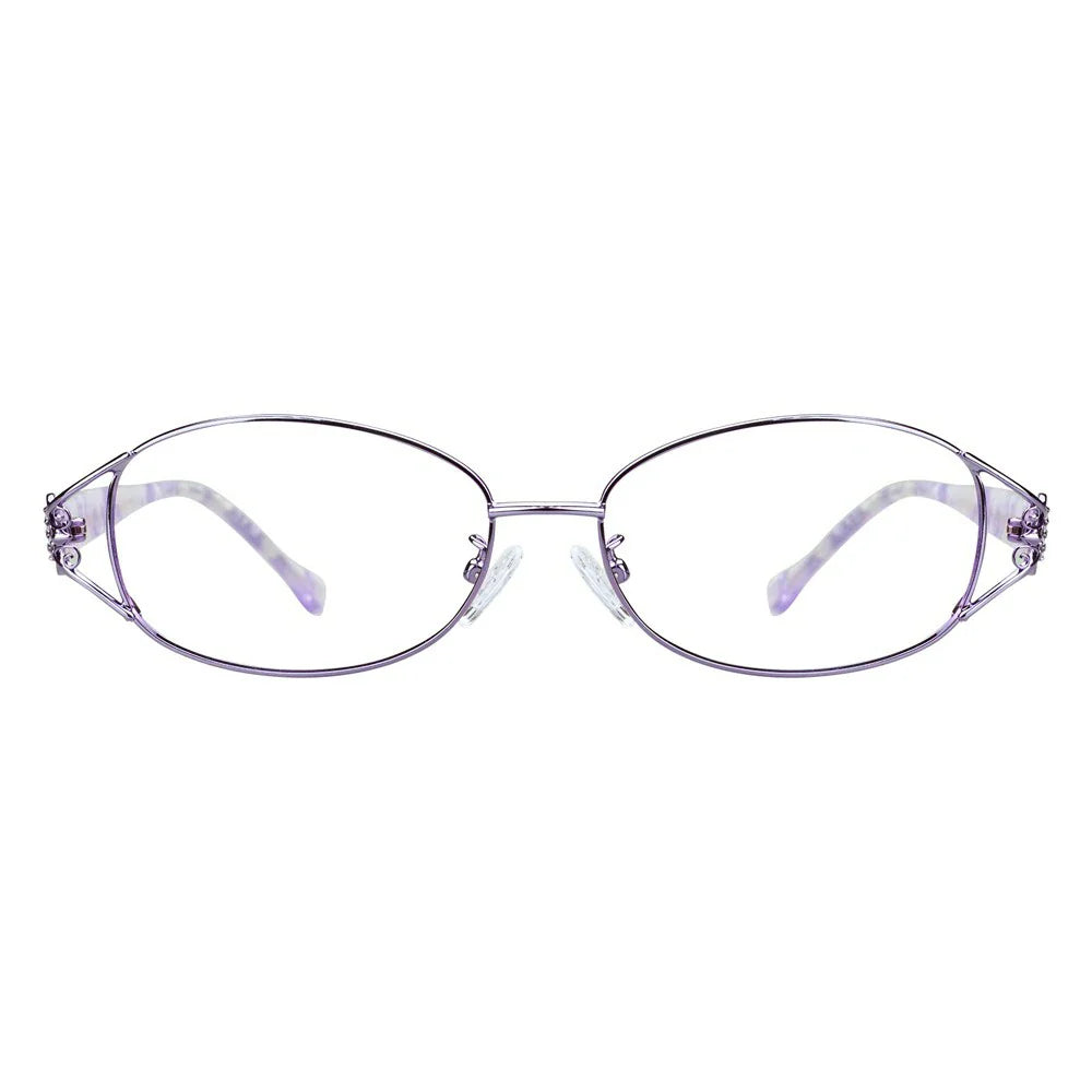 Metal Oval Eyeglasses