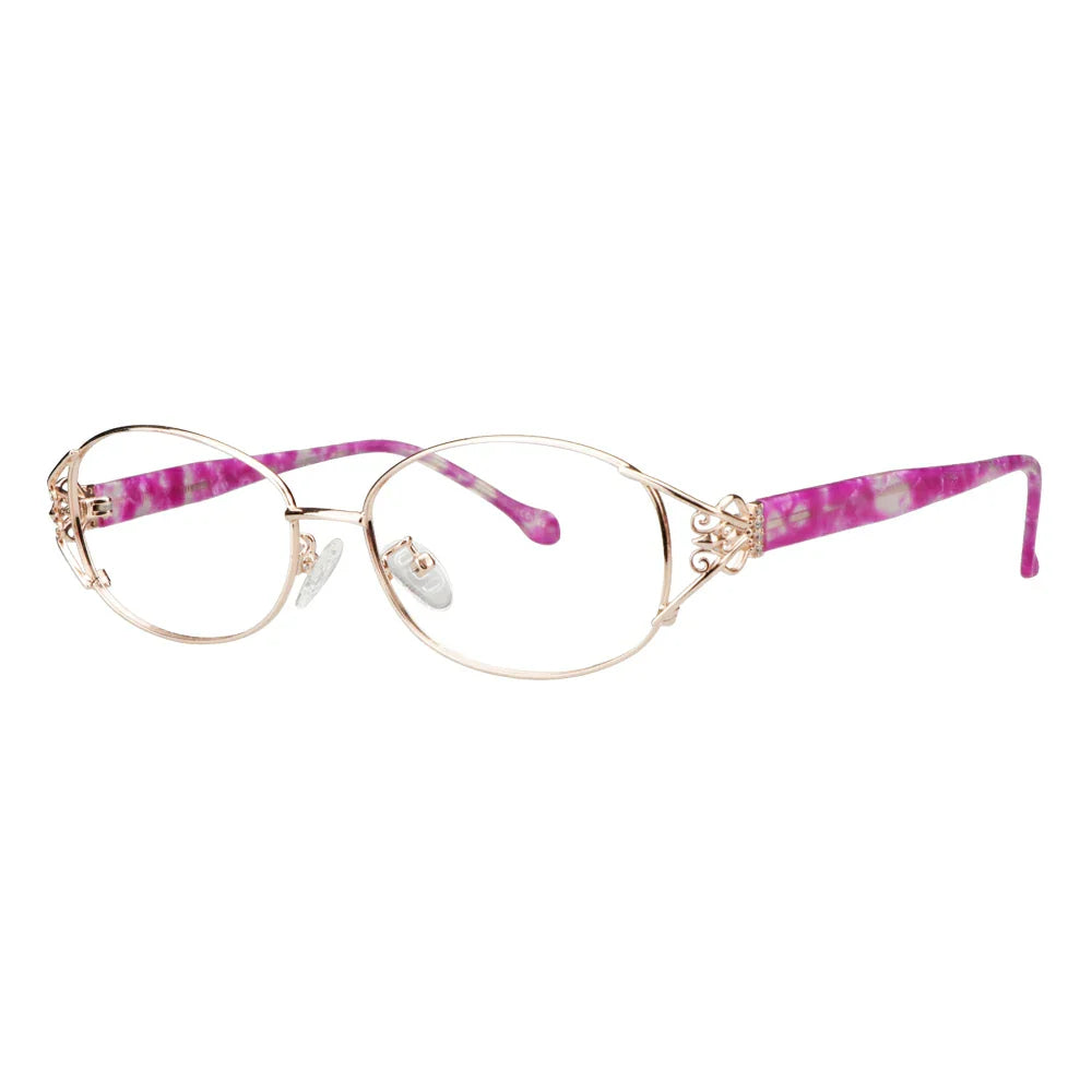 Metal Oval Eyeglasses