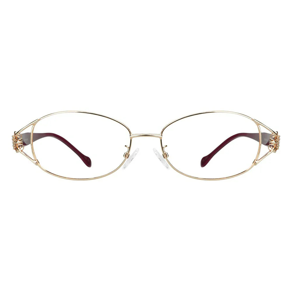 Metal Oval Eyeglasses