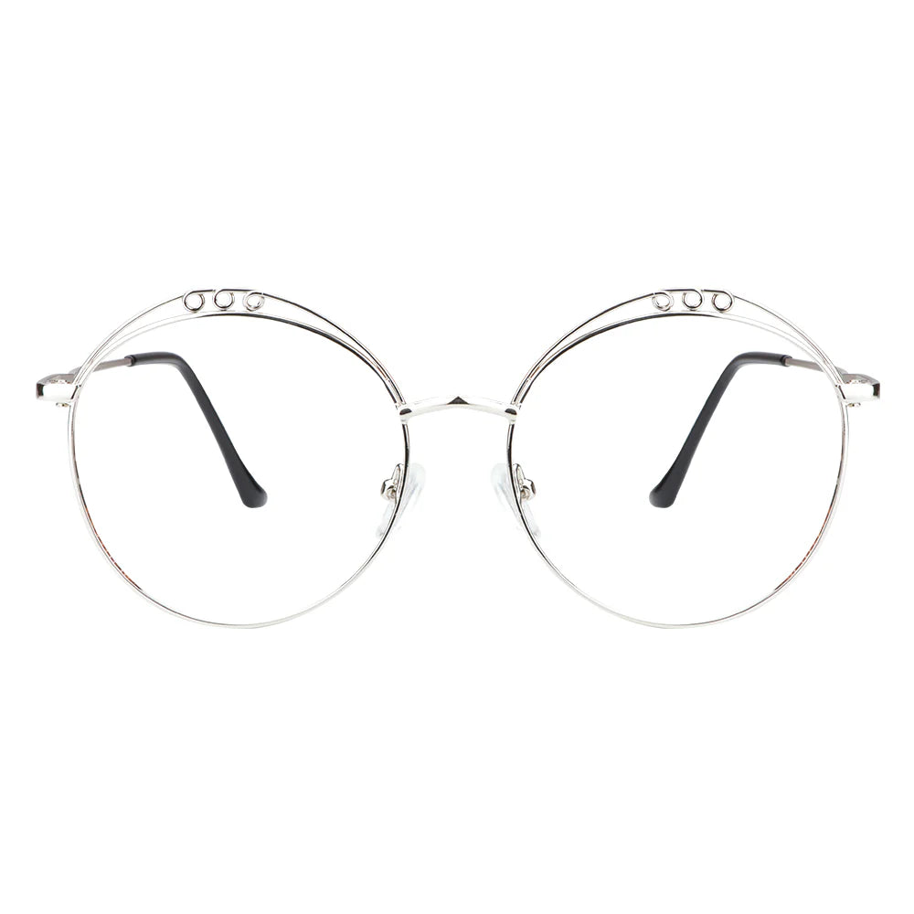 Kayla Metal Round Eyeglasses - LifeArtVision