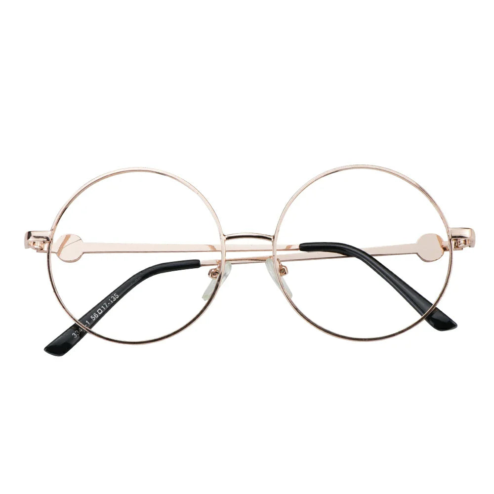 Metal Oval Eyeglasses