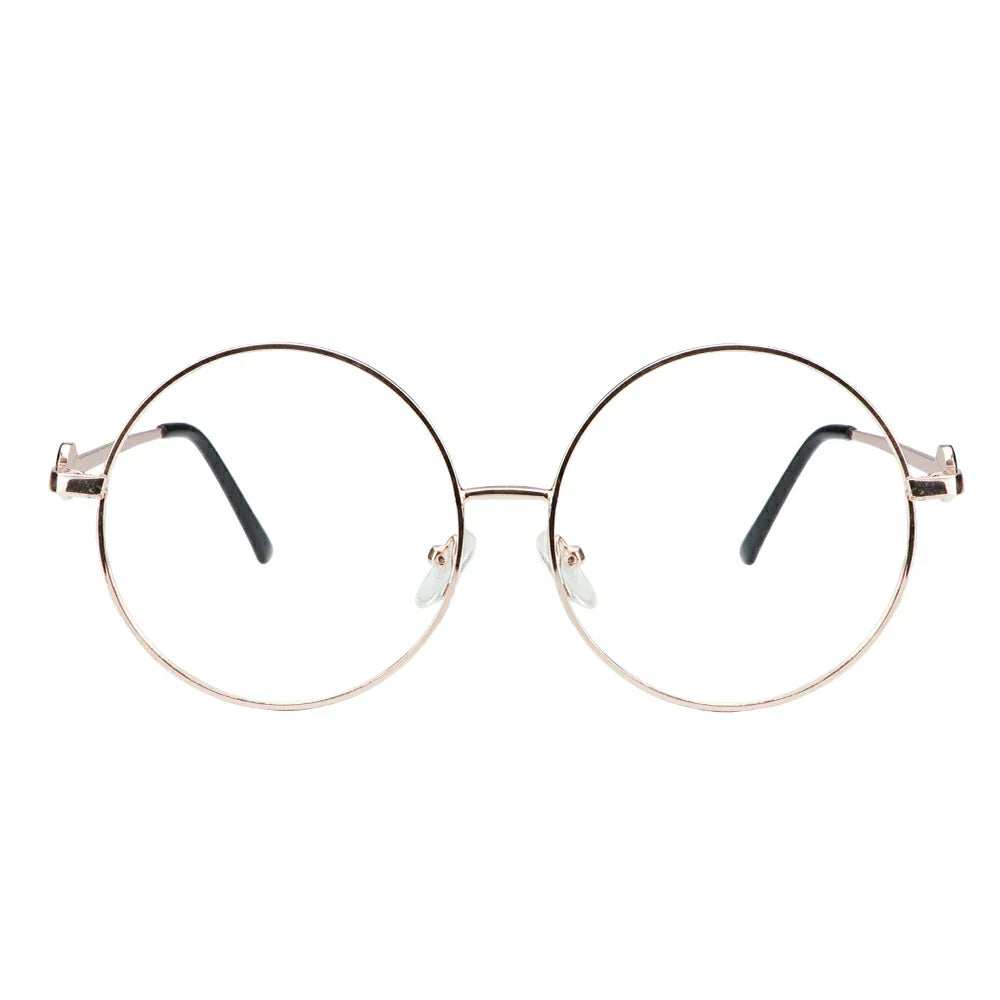 Metal Oval Eyeglasses