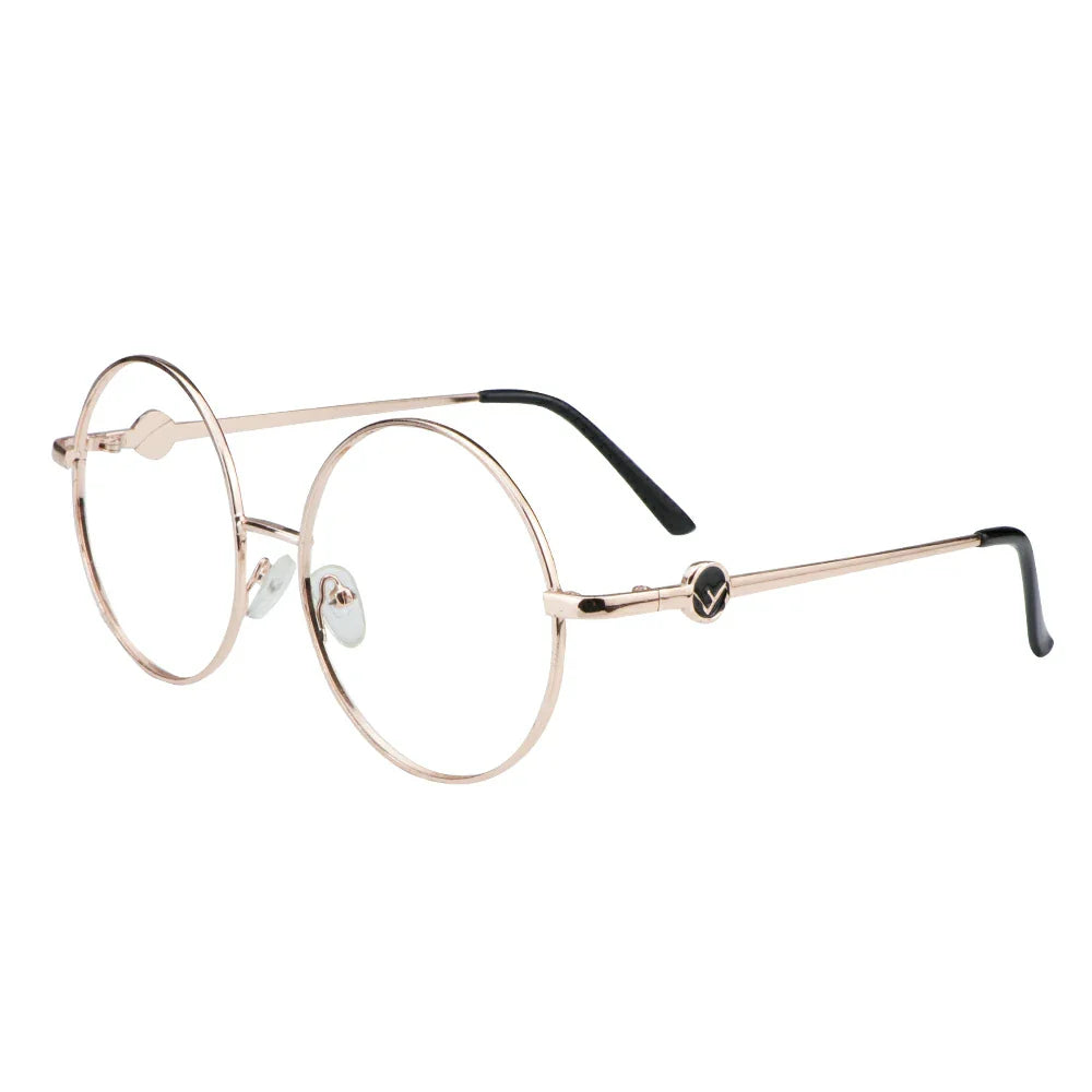 Metal Oval Eyeglasses
