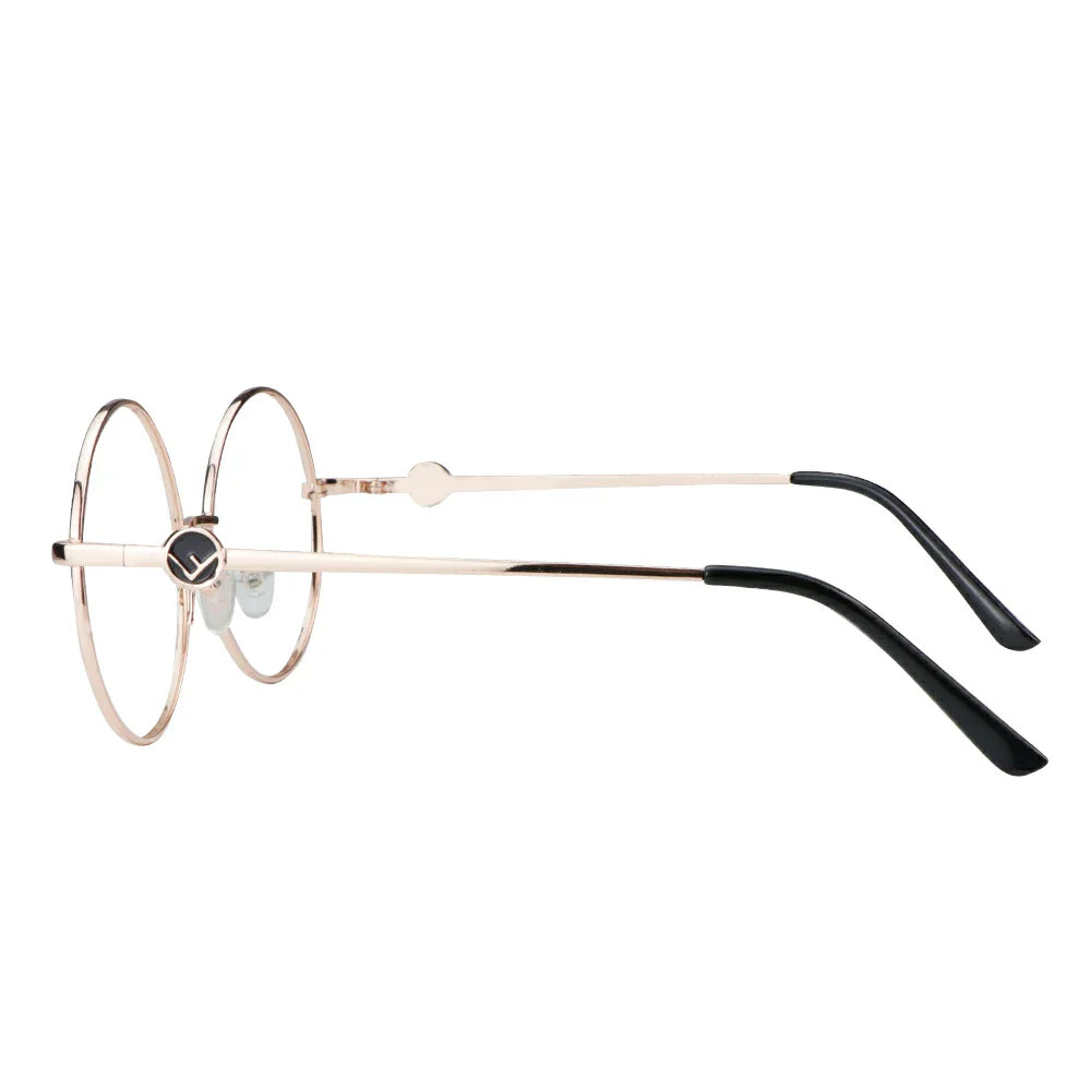 Metal Oval Eyeglasses