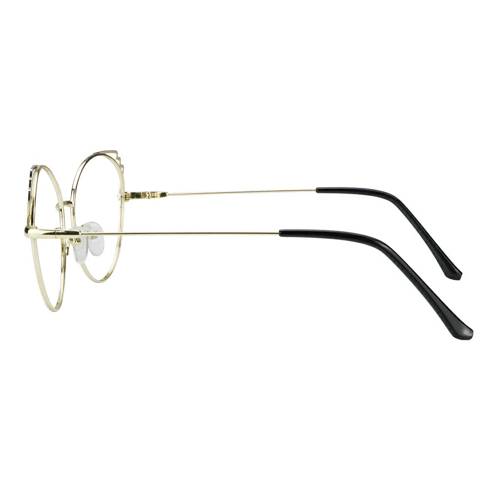 Metal Geometric Eyelasses
