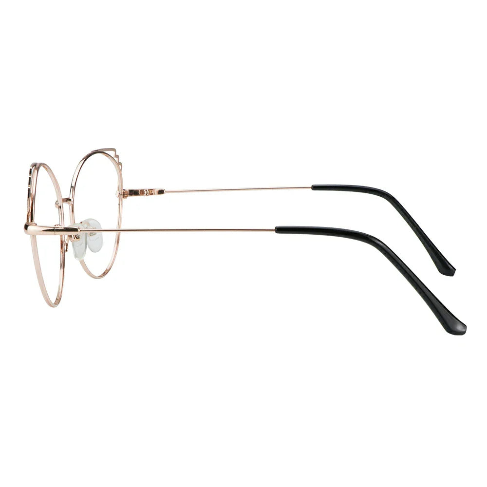 Metal Geometric Eyelasses