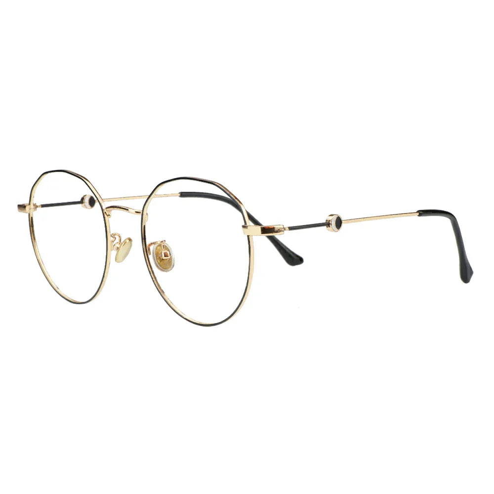 Metal Oval Eyeglasses