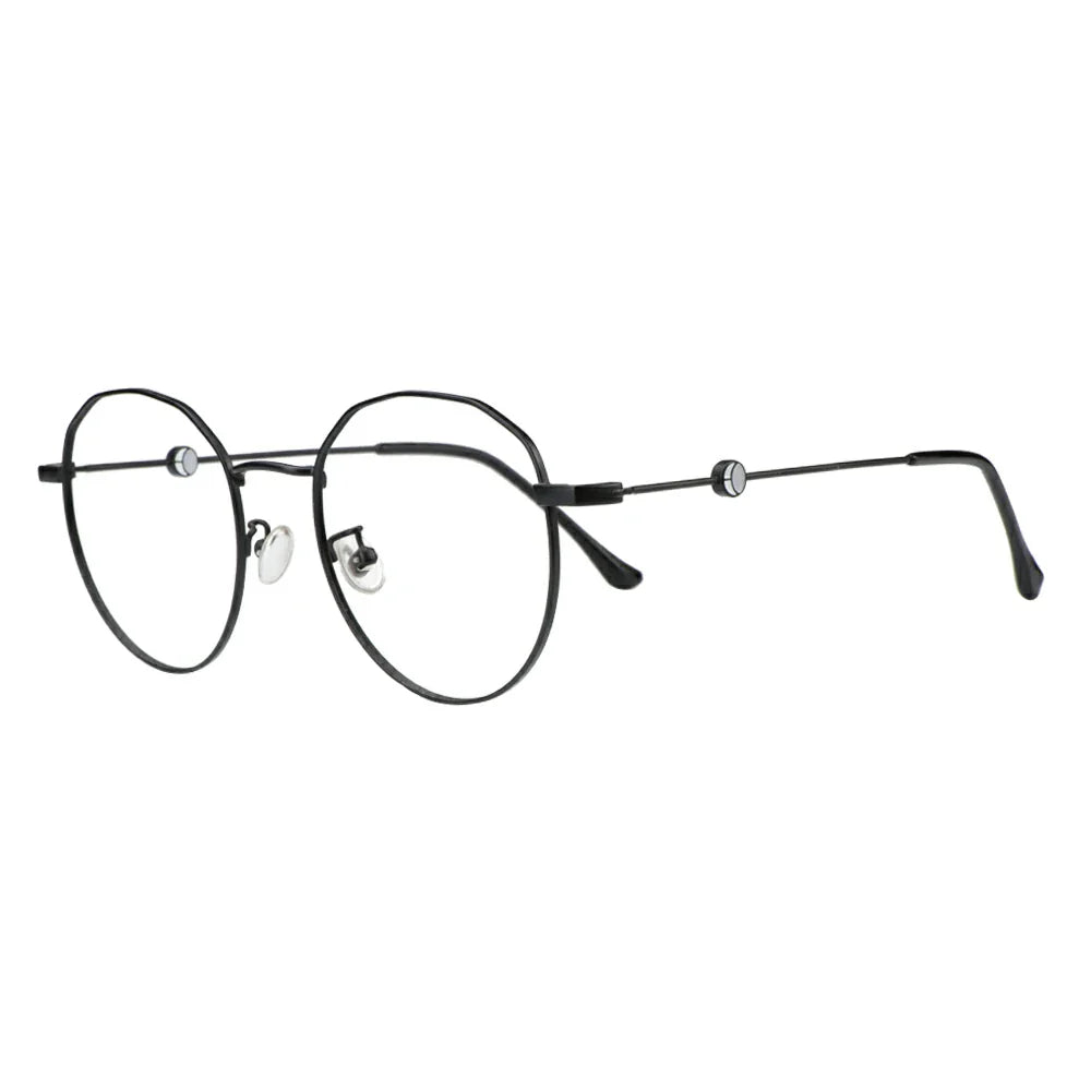 Metal Oval Eyeglasses