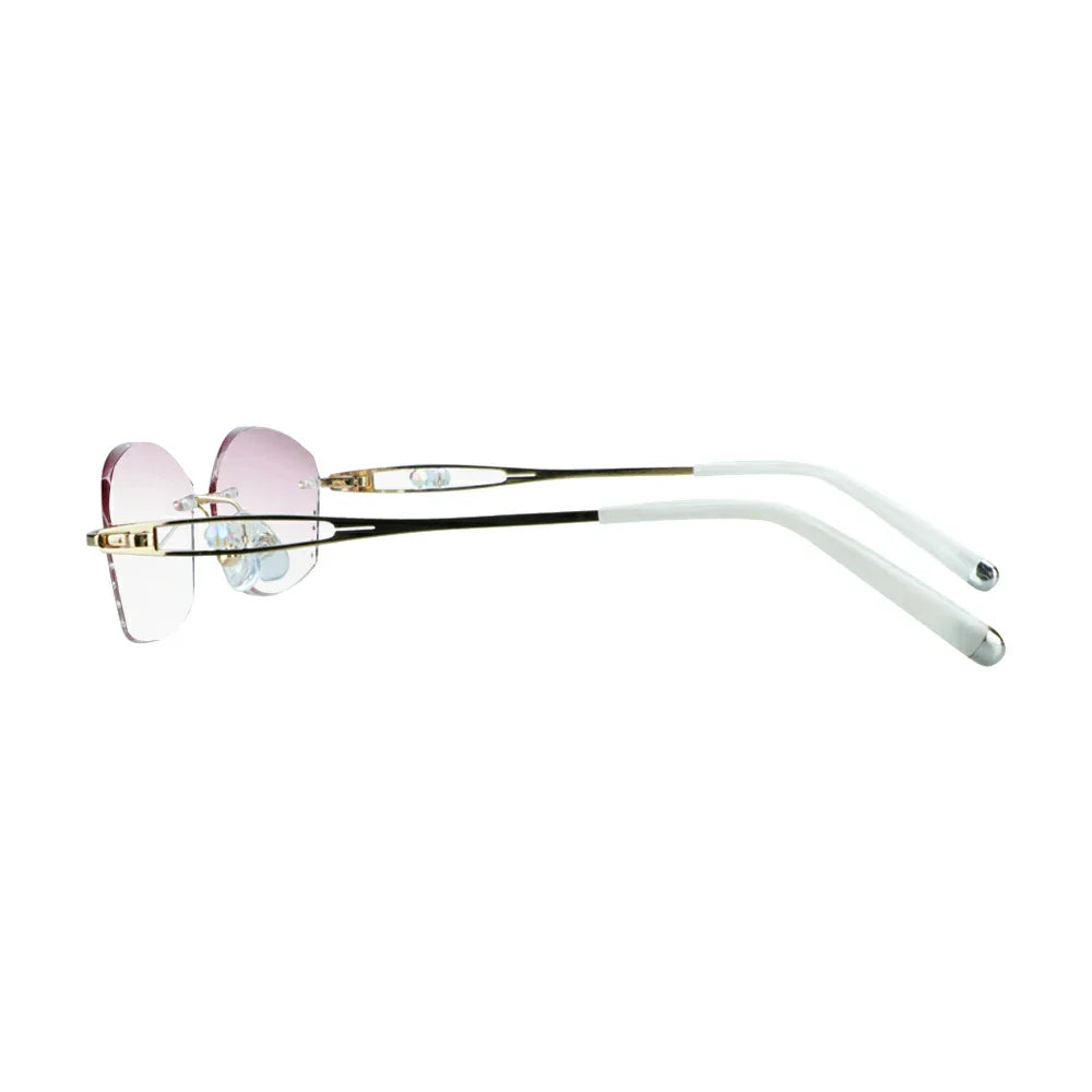 Metal Rectangle Eyeglasses