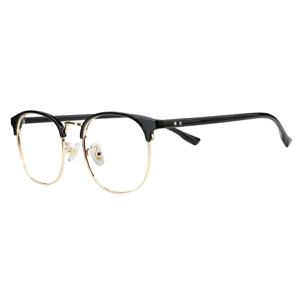 Metal Oval Eyeglasses