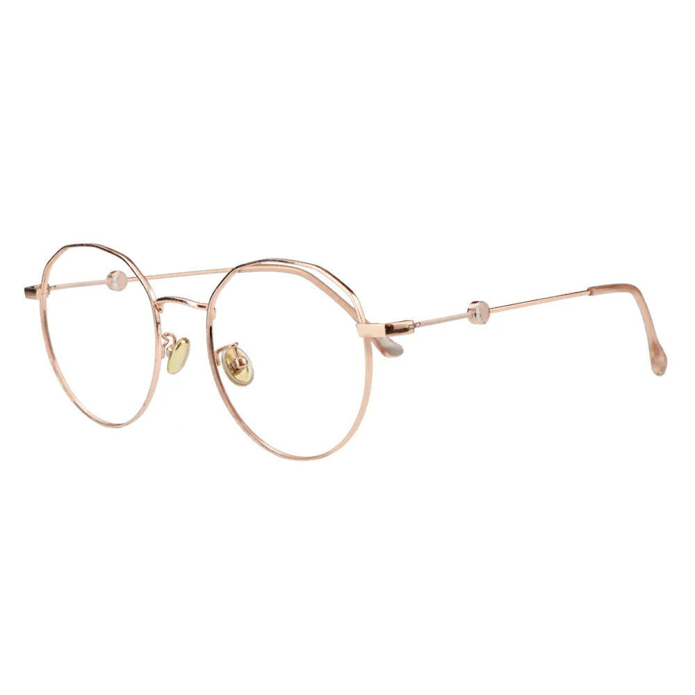 Metal Oval Eyeglasses