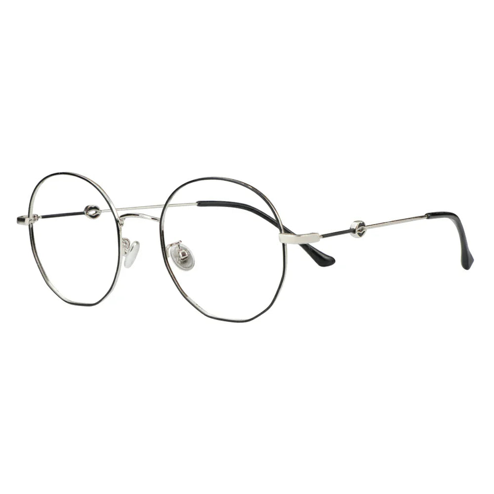 Metal Oval Eyeglasses