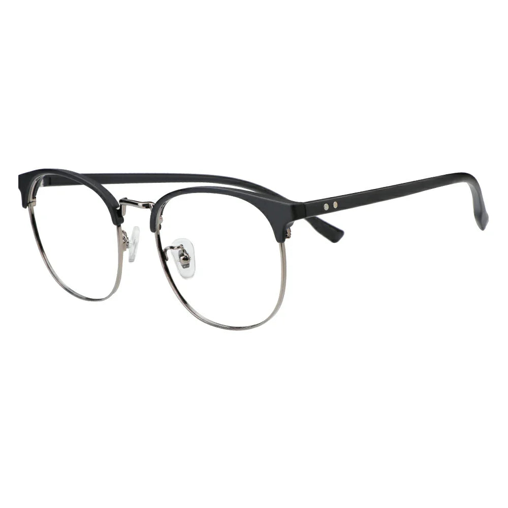Metal Oval Eyeglasses