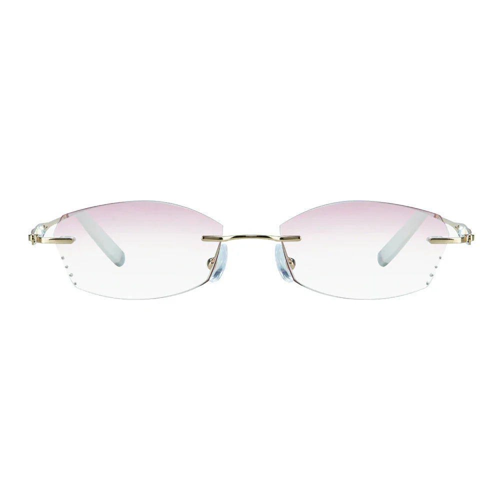 Metal Rectangle Eyeglasses