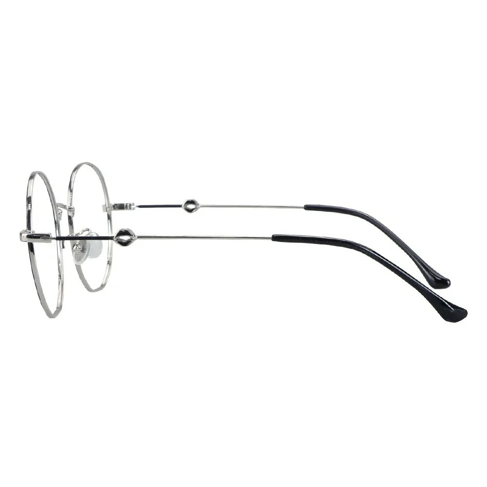 Metal Oval Eyeglasses