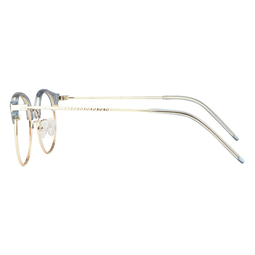 Metal Oval Eyeglasses