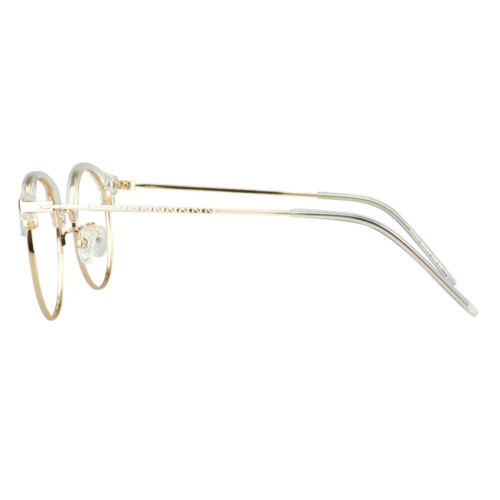 Metal Oval Eyeglasses