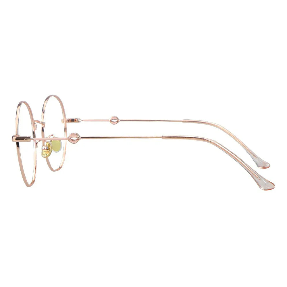 Metal Oval Eyeglasses