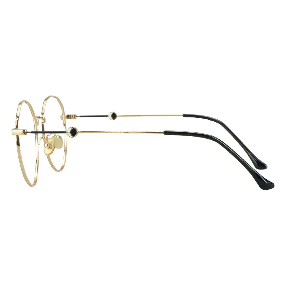 Metal Oval Eyeglasses