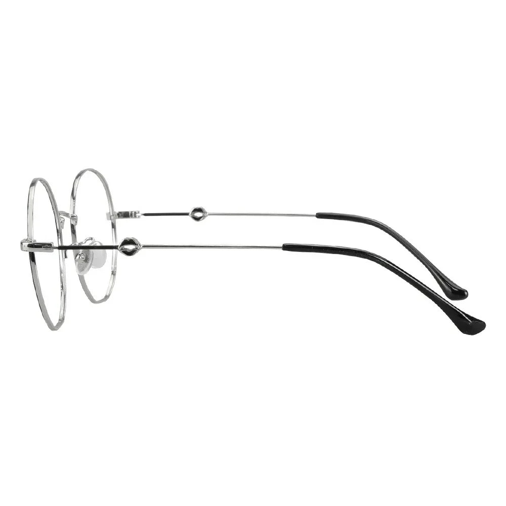 Metal Oval Eyeglasses