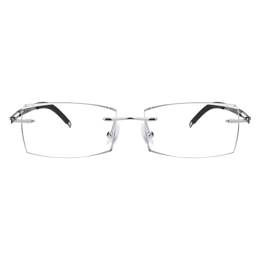 Metal Rectangle Eyeglasses