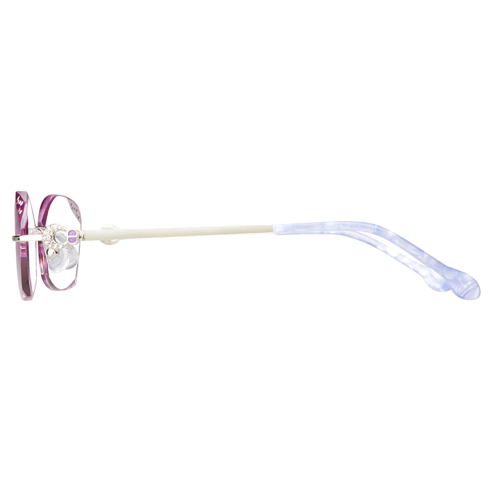 Metal Oval Eyeglasses