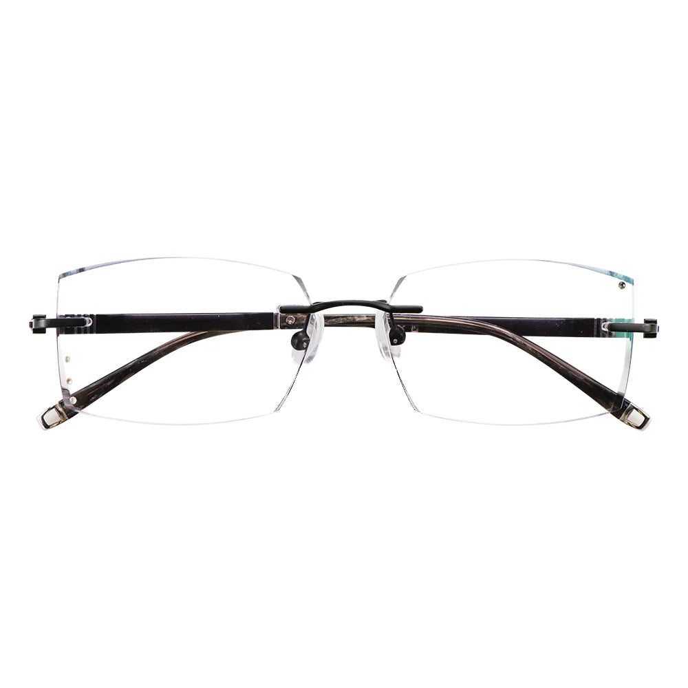 Brisa Metal Rectangle Eyeglasses - LifeArtVision