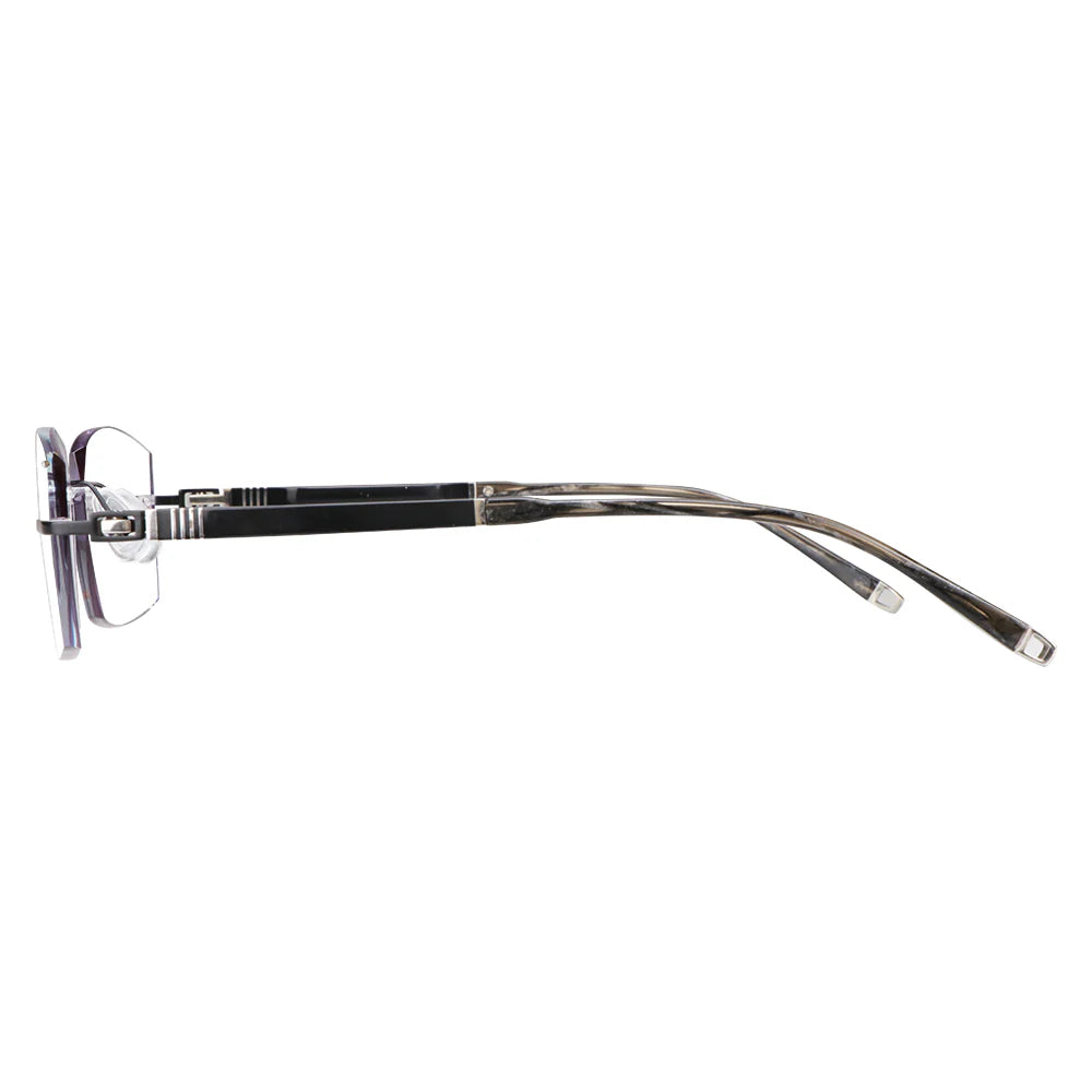 Brisa Metal Rectangle Eyeglasses - LifeArtVision