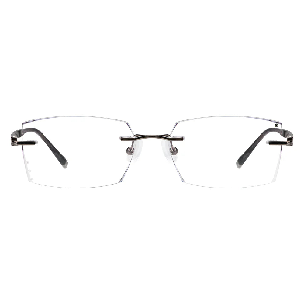 Brisa Metal Rectangle Eyeglasses - LifeArtVision