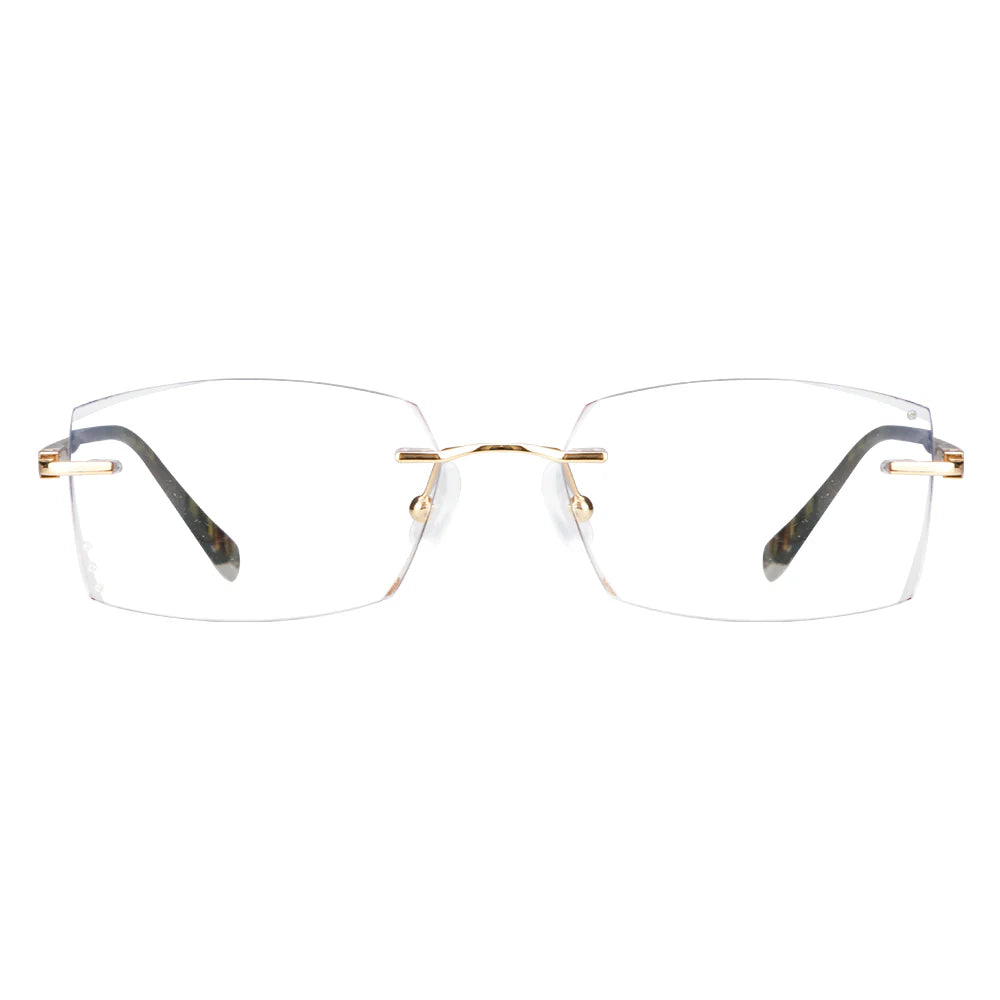 Brisa Metal Rectangle Eyeglasses - LifeArtVision