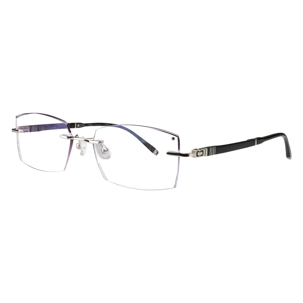 Brisa Metal Rectangle Eyeglasses - LifeArtVision