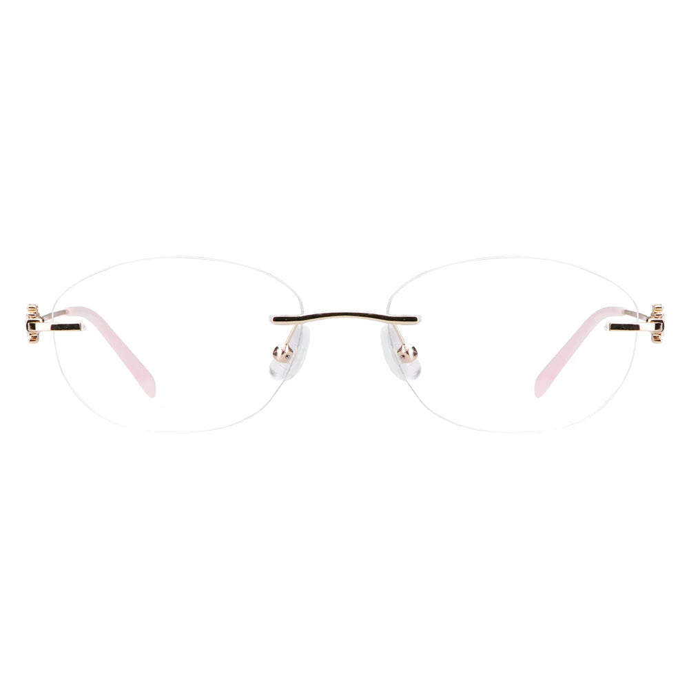 Metal Geometric Eyeglasses