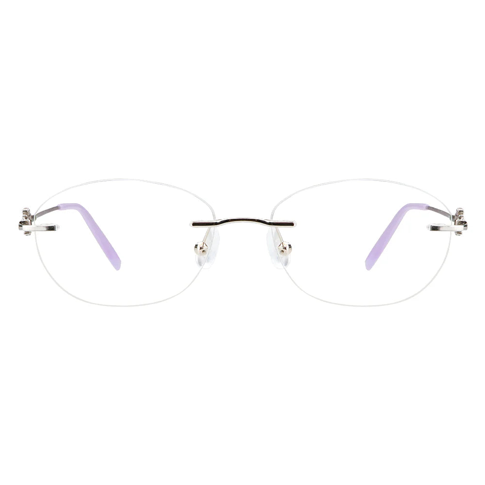 Metal Geometric Eyeglasses
