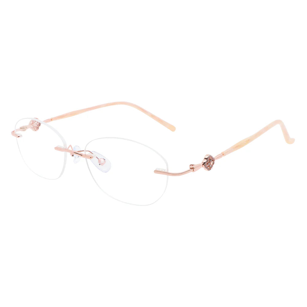 Metal Oval Eyeglasses