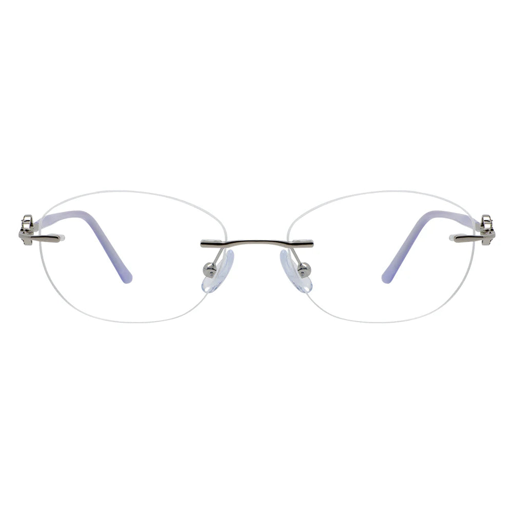 Metal Oval Eyeglasses