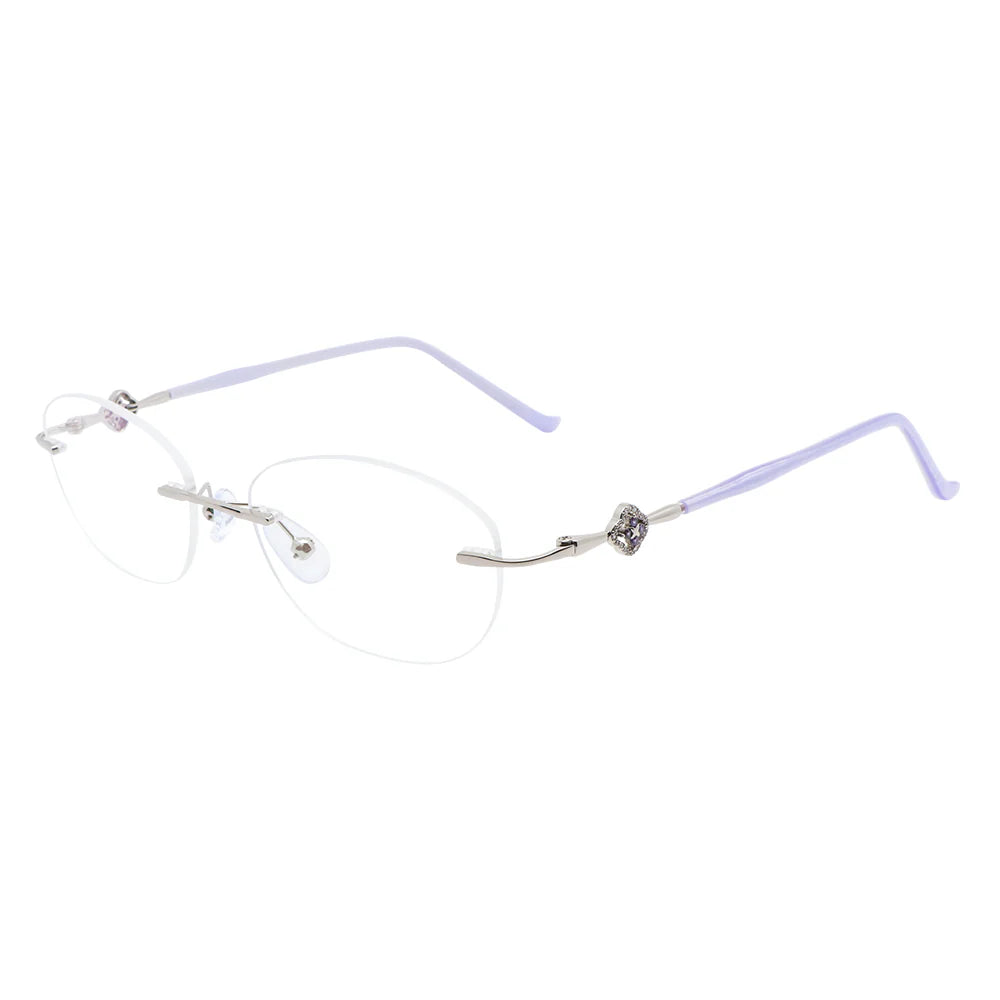 Metal Oval Eyeglasses