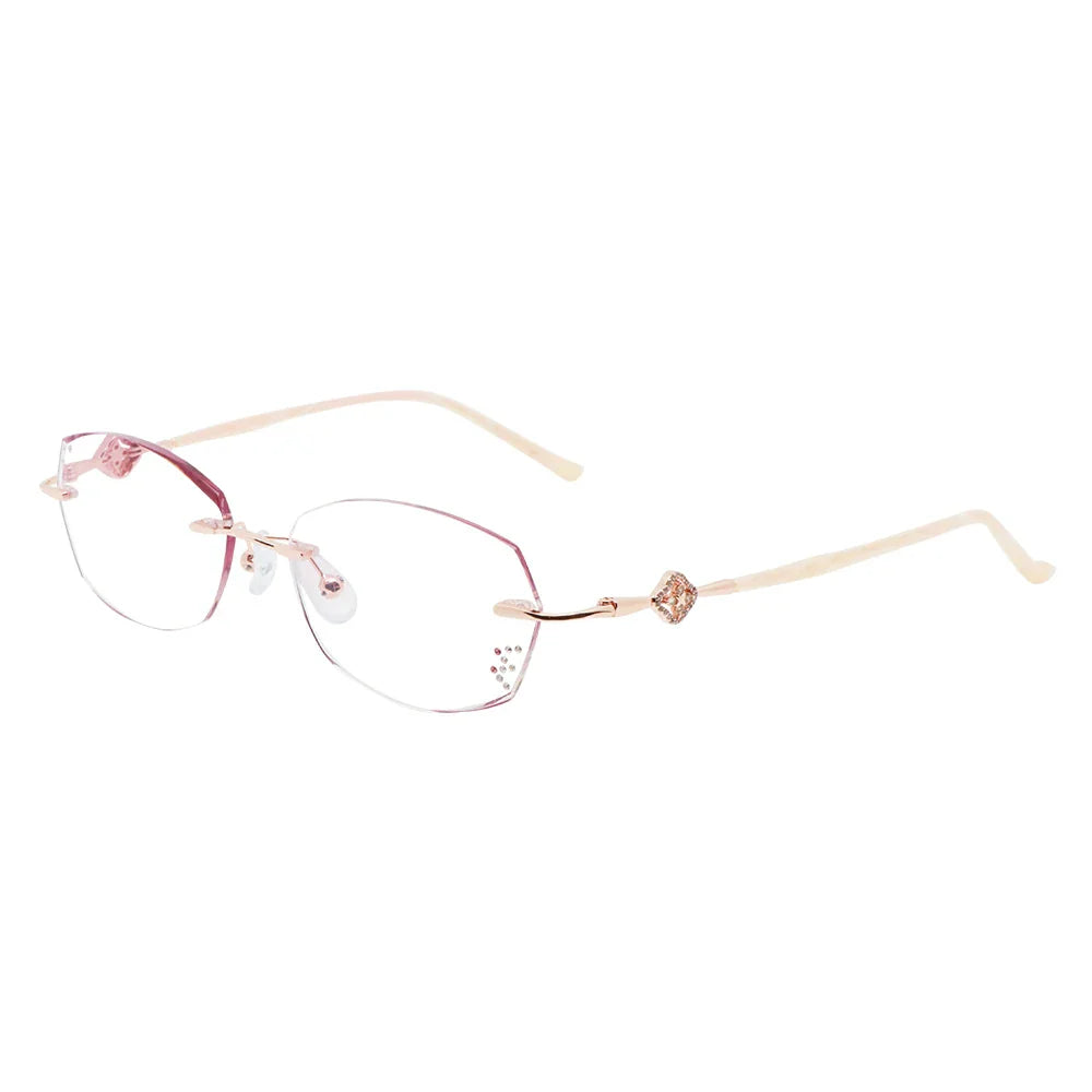 Metal Square Eyeglasses