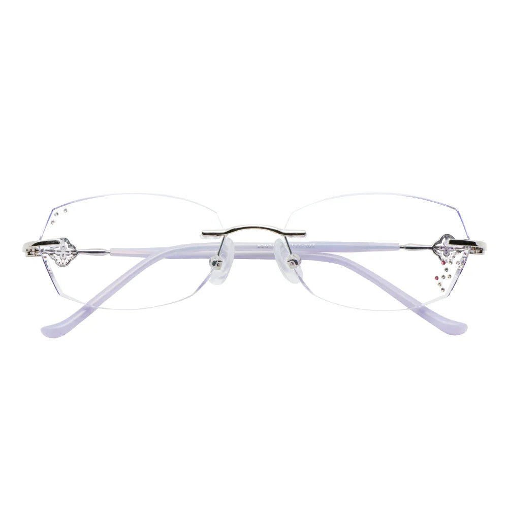 Metal Square Eyeglasses