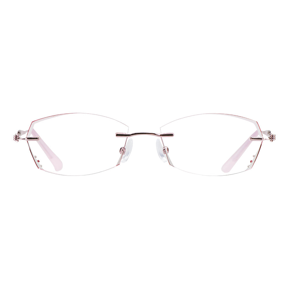 Metal Geometric Eyeglasses
