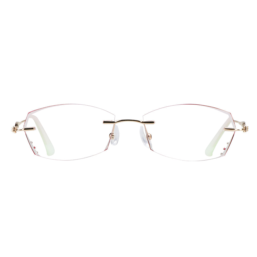 Metal Geometric Eyeglasses