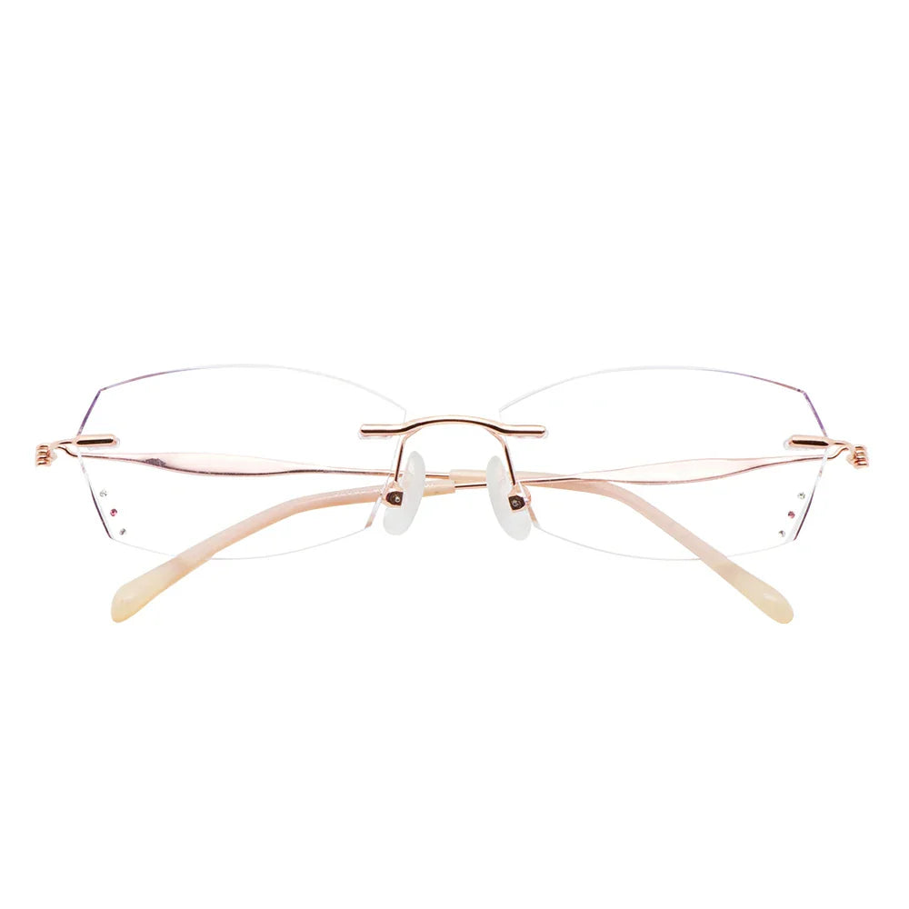 Metal Geometric Eyeglasses