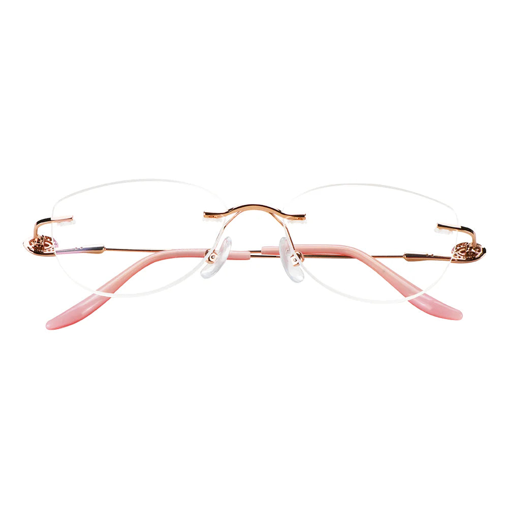 Metal Geometric Eyeglasses